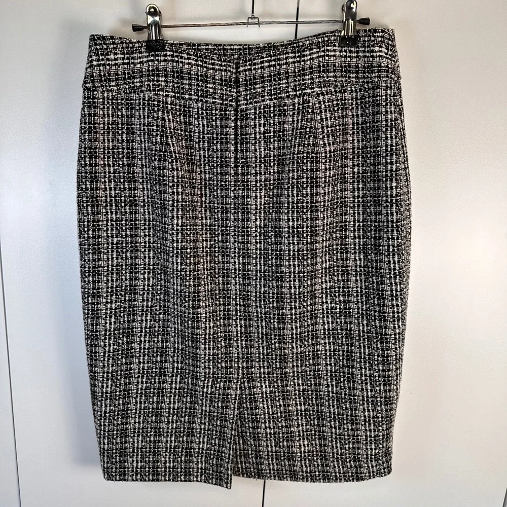 Charter‎ Club Womens 8 Pencil Skirt Tweed Preppy Academia Textured Staple